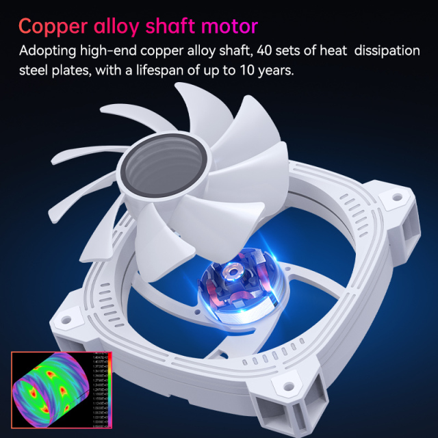 ARGB Computer Case Fans With Adjustable RGB Lighting for Gaming and Professional PC Builds