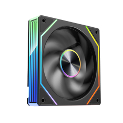 8PRO 12CM RGB Temperature-Controlled PWM Silent Fan High Airflow 5V 3-Pin ARGB Sync High-Rated CPU Cooling Case for PC