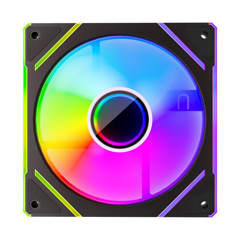 120mm ARGB LED Computer Case Fan 7Pro Gaming CPU Cooler Fluid Bearing 4pin Connector Radiator 20dBA 28CFM