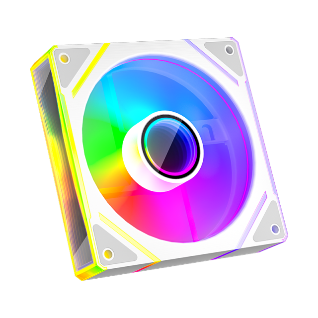 120mm ARGB LED Computer Case Fan 7Pro Gaming CPU Cooler Fluid Bearing 4pin Connector Radiator 20dBA 28CFM