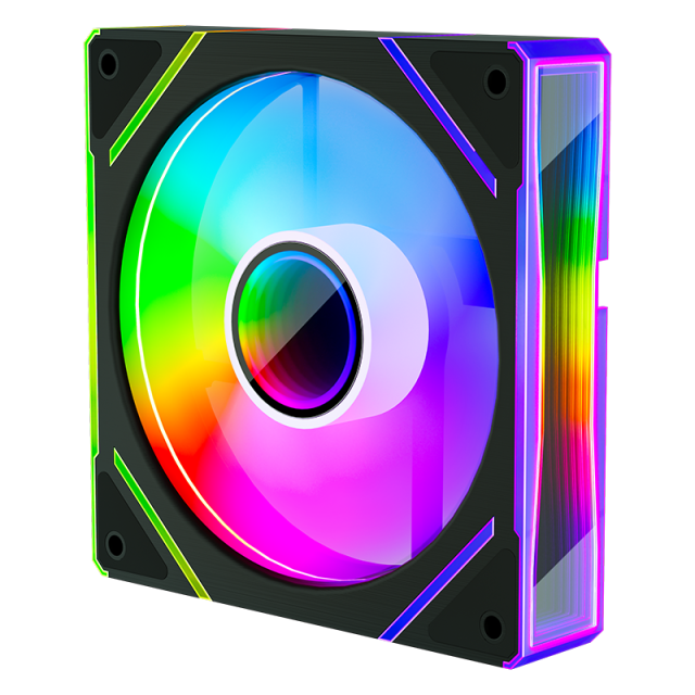 120mm ARGB LED Computer Case Fan 7Pro Gaming CPU Cooler Fluid Bearing 4pin Connector Radiator 20dBA 28CFM