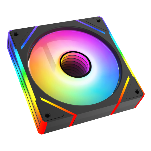 120mm ARGB LED Computer Case Fan 7Pro Gaming CPU Cooler Fluid Bearing 4pin Connector Radiator 20dBA 28CFM