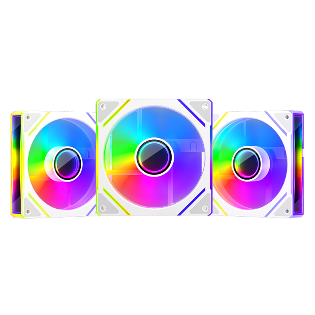 120mm ARGB LED Computer Case Fan 7Pro Gaming CPU Cooler Fluid Bearing 4pin Connector Radiator 20dBA 28CFM