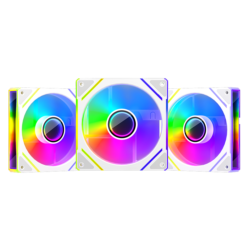 120mm ARGB LED Computer Case Fan 7Pro Gaming CPU Cooler Fluid Bearing 4pin Connector Radiator 20dBA 28CFM