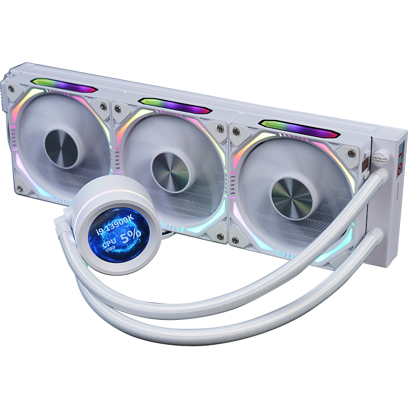 120mm ARGB Sync AIO CPU Liquid Cooler - 397mm Radiator, 55.2CFM Fan, for Intel LGA1700/1851 & AMD AM5/AM4