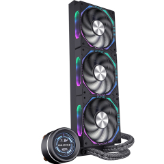 120mm ARGB Sync AIO CPU Liquid Cooler - 397mm Radiator, 55.2CFM Fan, for Intel LGA1700/1851 & AMD AM5/AM4