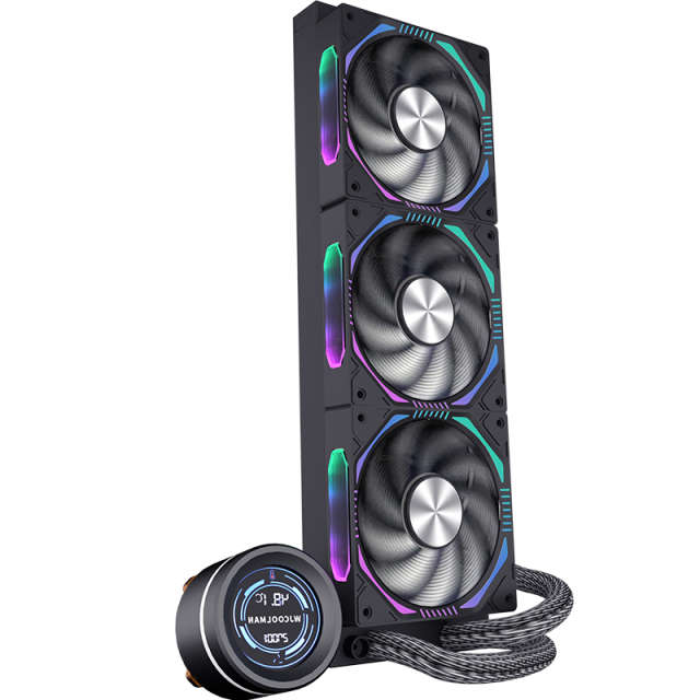 120mm ARGB Sync AIO CPU Liquid Cooler - 397mm Radiator, 55.2CFM Fan, for Intel LGA1700/1851 & AMD AM5/AM4