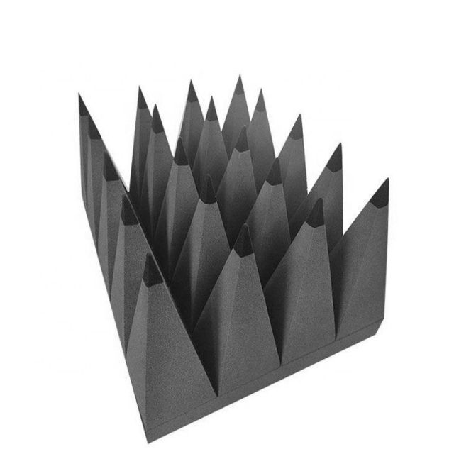 Soft Soaked Carbon Microwave RF Pyramid Absorber Sheet Radiation Absorbent Material