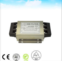 380VAC 30A-100A EMI Suppression Filter 11KW Inverter Noise Suppression