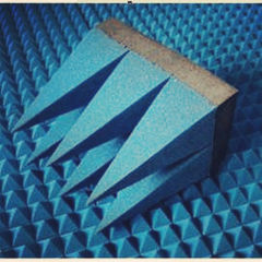 Soft Soaked Carbon Microwave RF Pyramid Absorber Sheet Radiation Absorbent Material