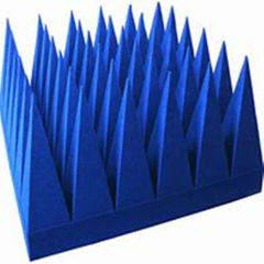 Carbon Polyurethane Rf Absorbing Foam Liner rf shielded room and emc anechoic chamber