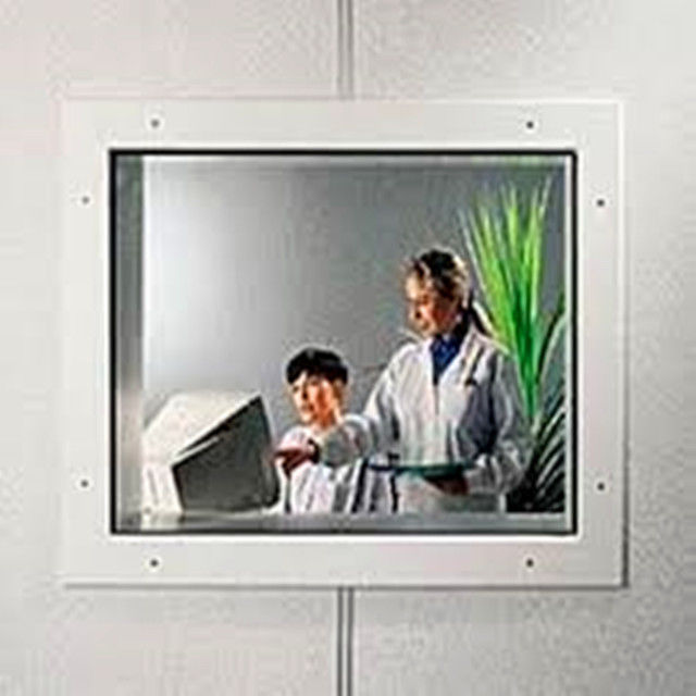 MRI magnetic shielded window for faraday cage