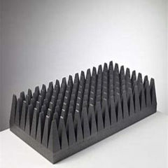 Carbon Polyurethane Rf Absorbing Foam Liner rf shielded room and emc anechoic chamber