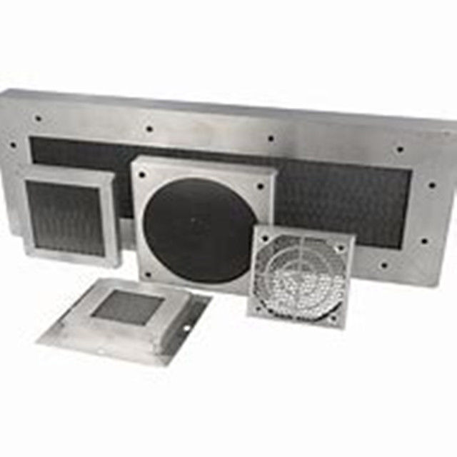 Brass EMI Honeycomb Air Vents Panel For Mri Faraday Cage Microwave Chamber rf shielding room