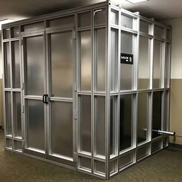 14 KHz To 18 GHz Radiology RF Shielding Room Mri Faraday Cage 1.2m*2m