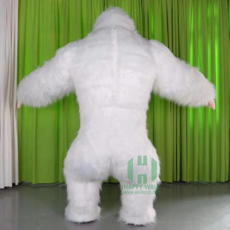 Custom size 2M 2.6M 3M Giant Realistic Inflatable Gorilla Mascot Costume For Events