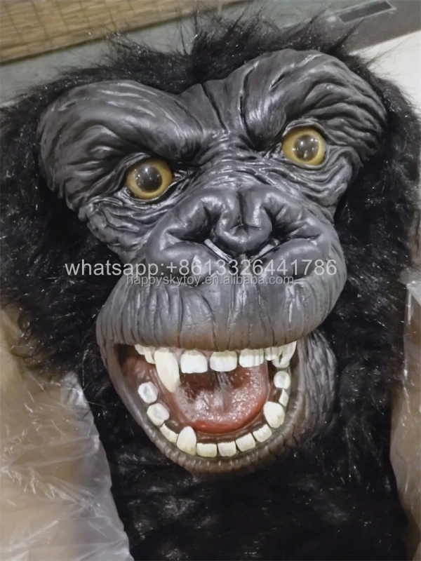 Low price Hot New Party Blower Up Cloth Custom Animal Inflatable Mascot Costume Black Gorilla costume 2.2M