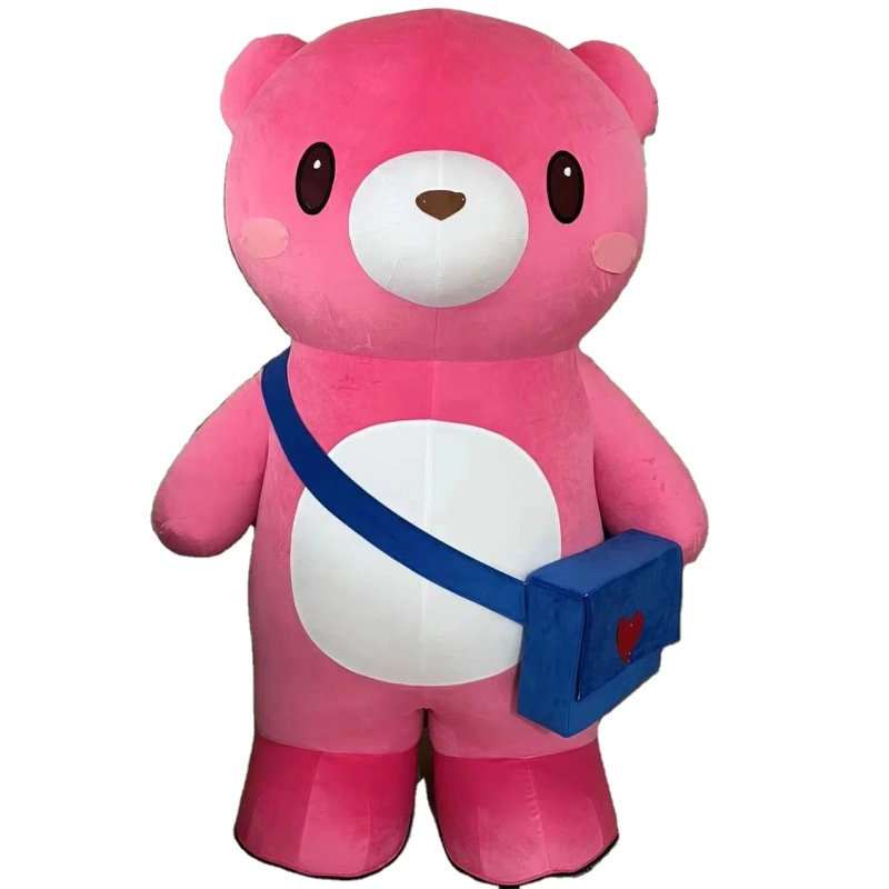 Soft Cute Cartoon Bear mascot Customized Easter Tiger inflatable plush costume for cosplay