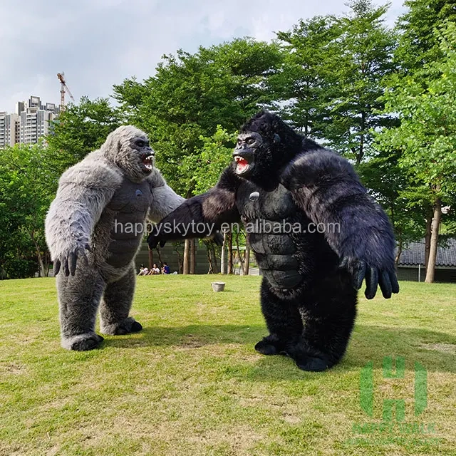 High quality CE certification cosplay gorilla costume 2.6m/3m cheap inflatable gorilla costume for sale