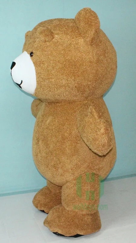 Advertising custom adult inflatable teddy bear mascot costume for business activity