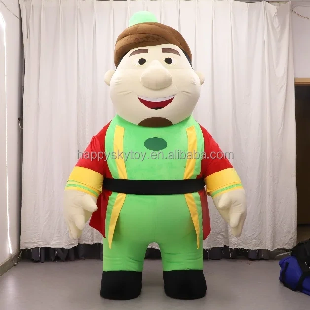 Custom 2M2.6M Inflatable Arabic Girl Mascot Costume Unisex Arabic Dress Dance Outfit for Cosplay Adults Available for Sale