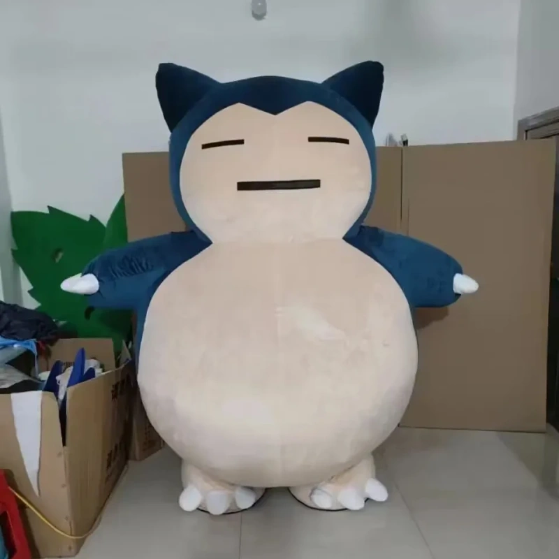 2 meter custom carnival Christmas custom inflatable mascot snorlax costume for adult