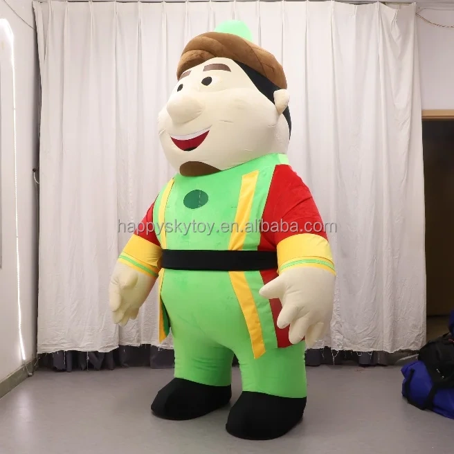 Custom 2M2.6M Inflatable Arabic Girl Mascot Costume Unisex Arabic Dress Dance Outfit for Cosplay Adults Available for Sale