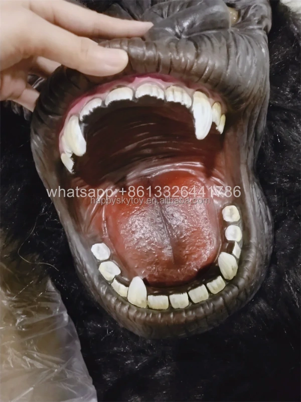 Realistic gorilla inflatable costume mascot animal King Kong giant inflatable dress costume