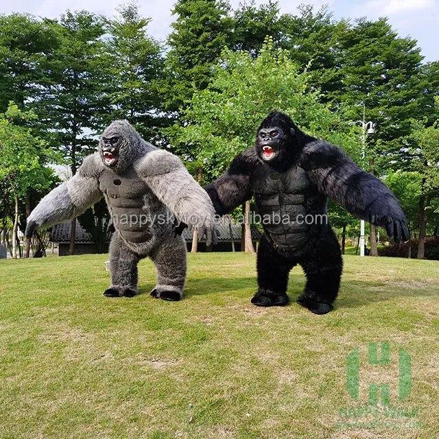 High quality CE certification cosplay gorilla costume 2.6m/3m cheap inflatable gorilla costume for sale