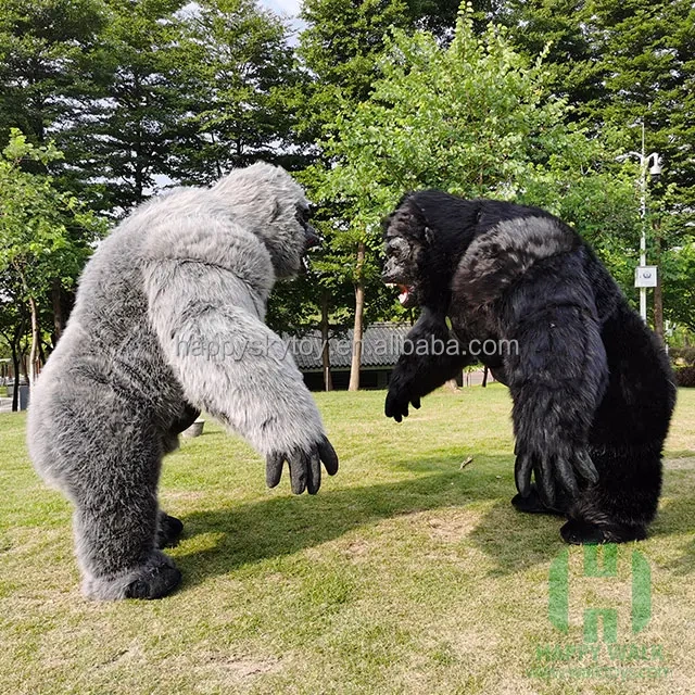Inflatable Gorilla Mascot Costume 2.6m Monkey Gorilla Custom Anime Cosplay Mascotte Theme Fancy Dress Carnival