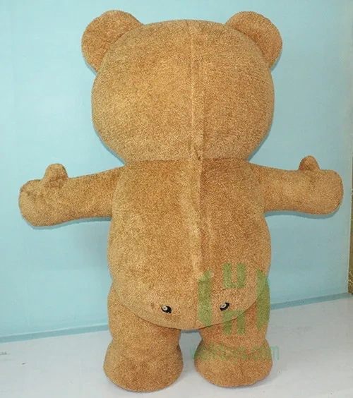 Advertising custom adult inflatable teddy bear mascot costume for business activity