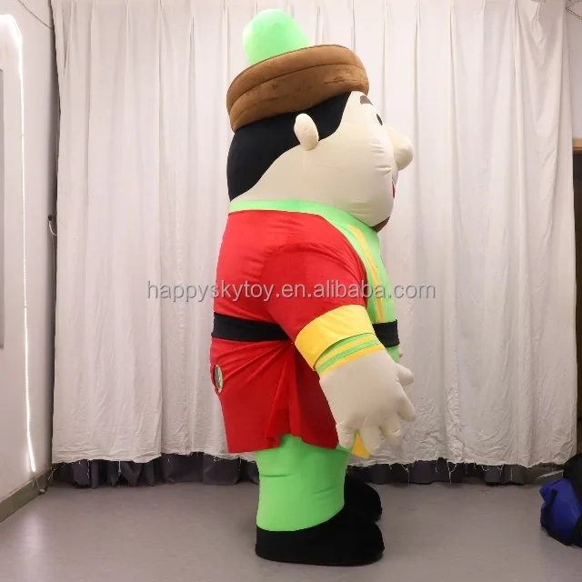 Custom 2M2.6M Inflatable Arabic Girl Mascot Costume Unisex Arabic Dress Dance Outfit for Cosplay Adults Available for Sale