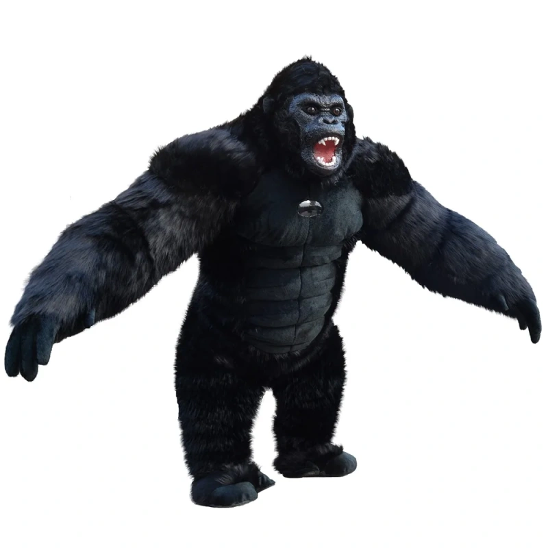 High quality CE certification cosplay gorilla costume 2.6m/3m cheap inflatable gorilla costume for sale