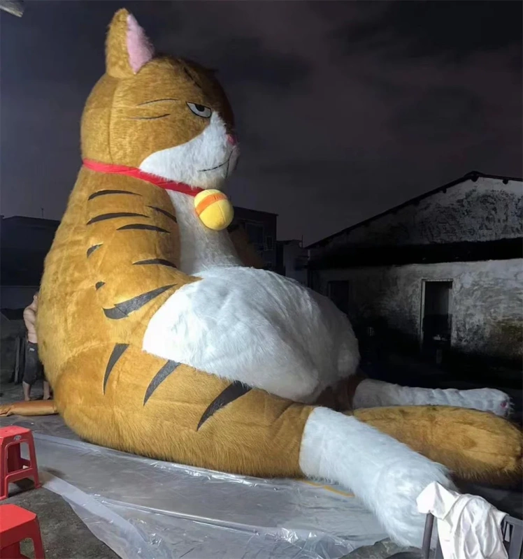 Hot Selling Custom Advertising Inflatable Lucky Cat Cartoon Model Unisex Outdoor Decoration