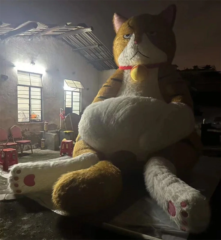 Hot Selling Custom Advertising Inflatable Lucky Cat Cartoon Model Unisex Outdoor Decoration