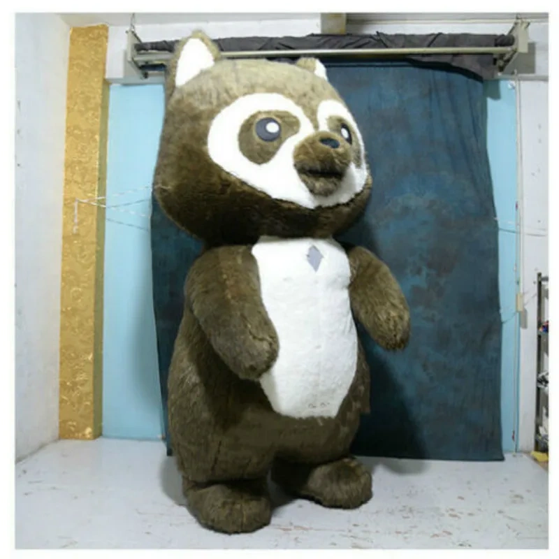 Raccoon Mascot Inflatable Fursuit customized  Costume Cosplay Costume Large Size 3m Furry Party Game Outfits Carnival Halloween