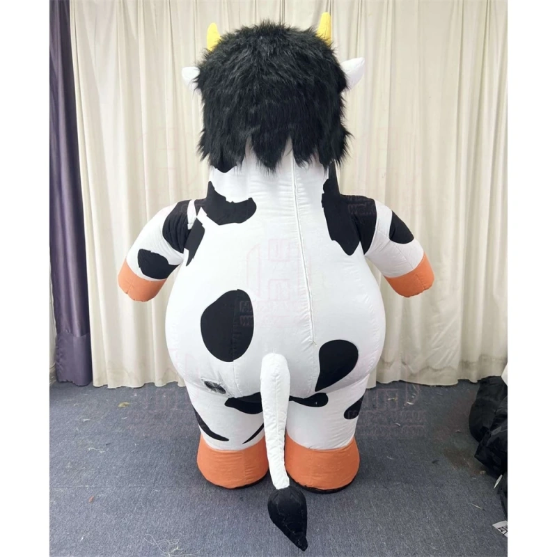 Advertising Inflatable Cow Mascot Costume Cosplay Carnival Realistic Costumes for Adult