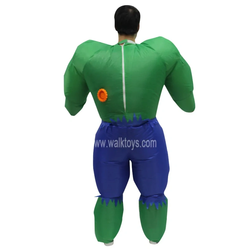 Inflatable Green Giant super power cosplay costume in Hot sale