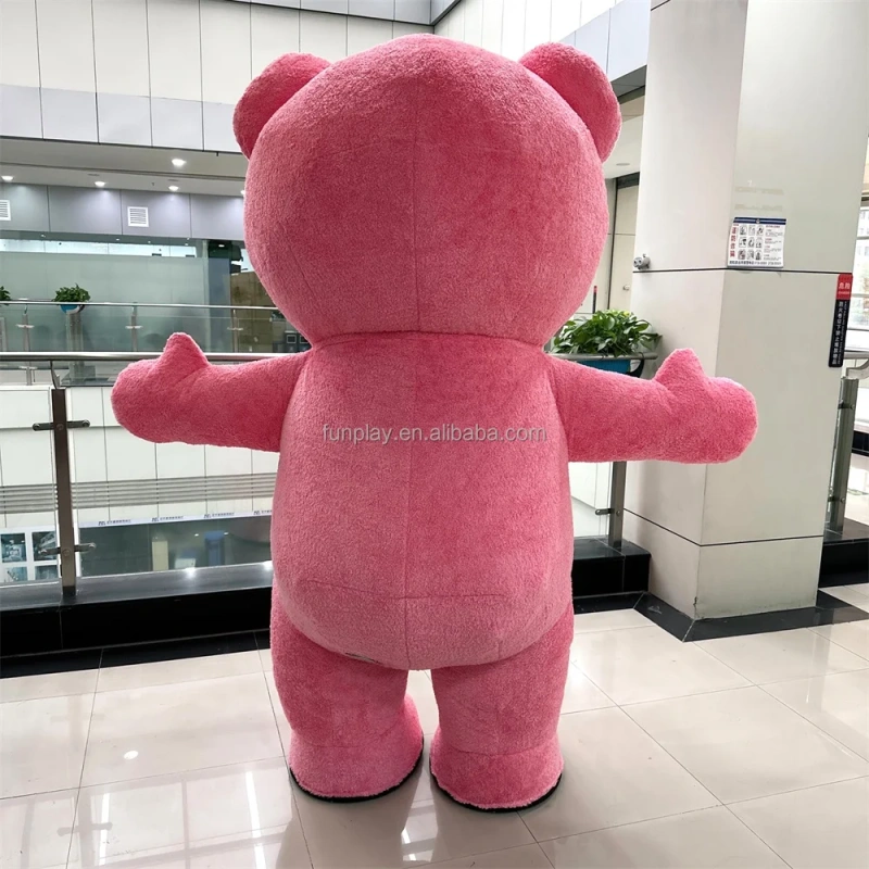 Teddy Bear Inflatable Mascot Costume Cosplay Party Game Dress Outfits Advertising Carnival Halloween For Adult