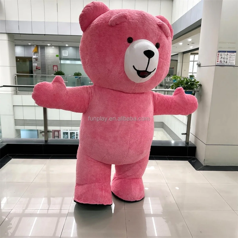 Teddy Bear Inflatable Mascot Costume Cosplay Party Game Dress Outfits Advertising Carnival Halloween For Adult