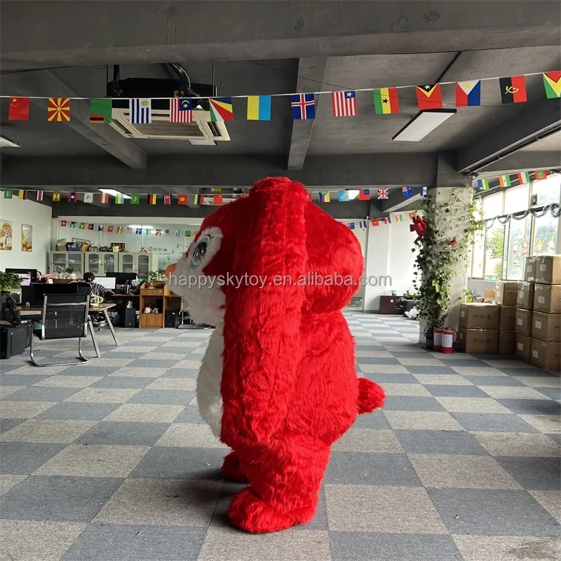 Hot sale inflatable rabbit mascot costume beautiful 2m/2.6m inflatable mascot costume for adult