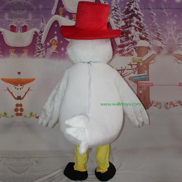 Popular cute farm animal costumes adults duck in sale propaganda-used  white duck costumes with hat cartoon character costume