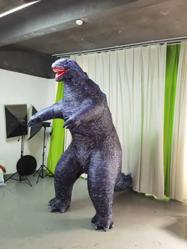 Customized adult Giant Walking inflatable godzilla costume tv & movie costumes mascot