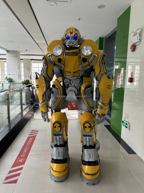 HI adult robot voice converting Robot costume Christmas costume for party cosplay