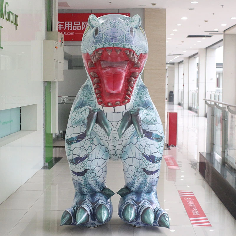 New arrival inflatable animal dinosaur costume adult  halloween  walking T-rex costume