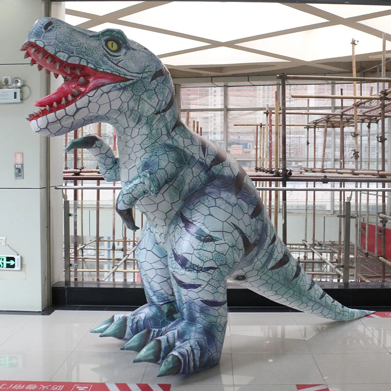 New arrival inflatable animal dinosaur costume adult  halloween  walking T-rex costume