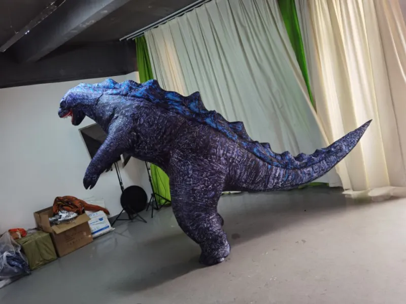 Customized adult Giant Walking inflatable godzilla costume tv & movie costumes mascot