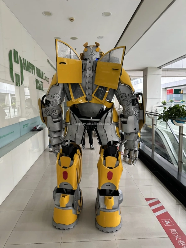 HI adult robot voice converting Robot costume Christmas costume for party cosplay