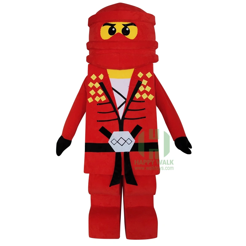 CE Ninja Robot Mascot Costume XXL Plush EVA Fancy Dress Party Character Cosplay for Adults for Halloween Carnival Festivals