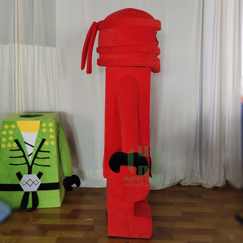 CE Ninja Robot Mascot Costume XXL Plush EVA Fancy Dress Party Character Cosplay for Adults for Halloween Carnival Festivals